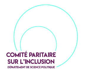 Logo du Comité paritaire sur l’inclusion du Département de science politique